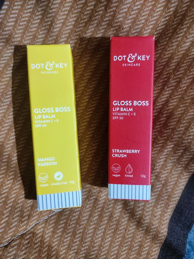 Pack Of 2 Dot And Key Lip Balm..