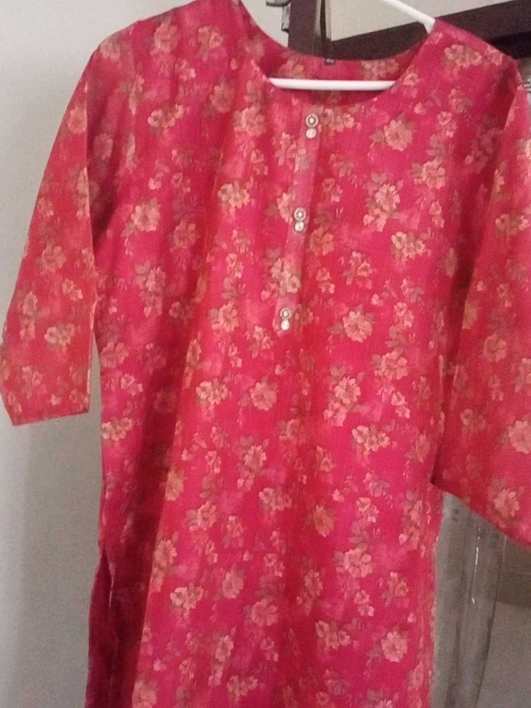 Wine Colored Kurthi with Palazzo