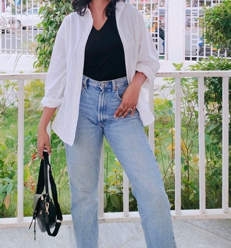 Linen Oversized White Shirt