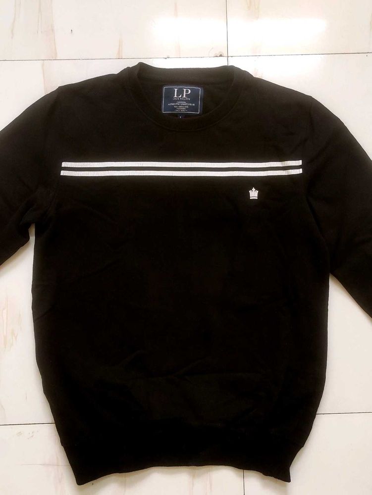 Louis Philippe Black Sweatshirt