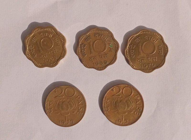 Coins - Set Of 5 - India