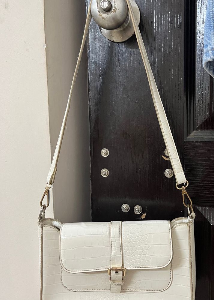 Crocodile Leather Shoulder Bag/Purse