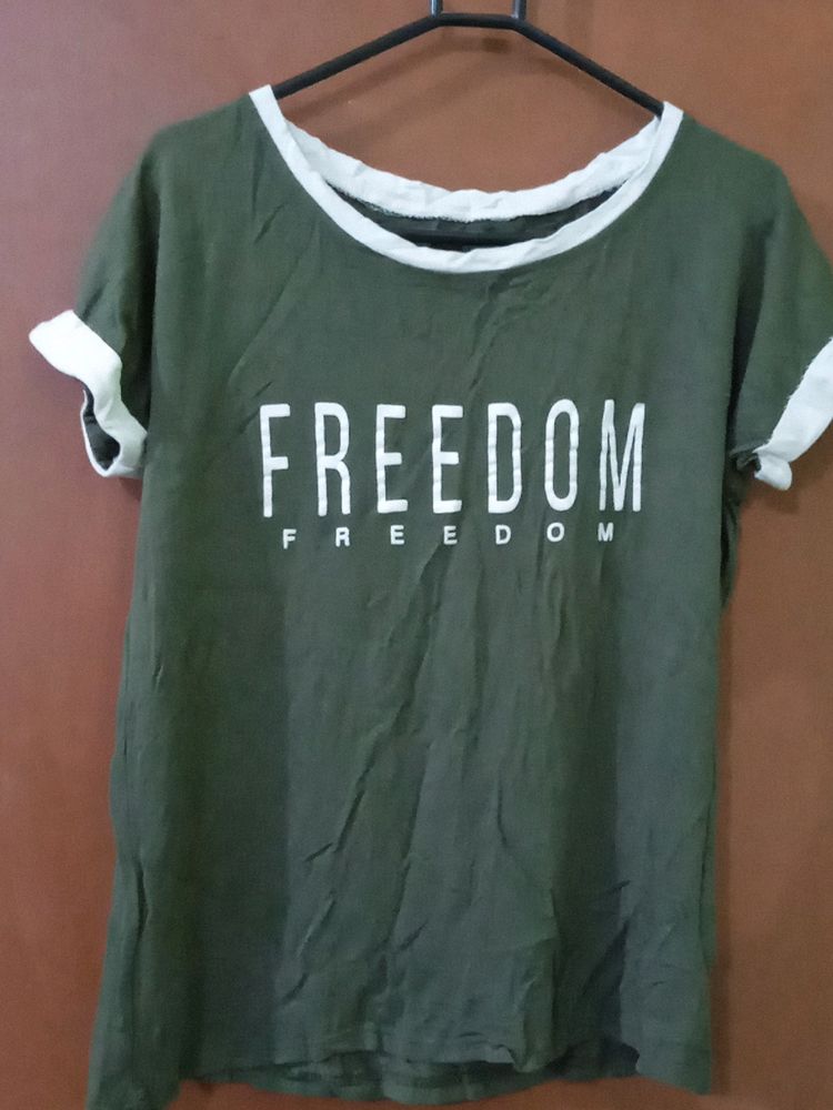 Olive Green Comfortable Tshirt