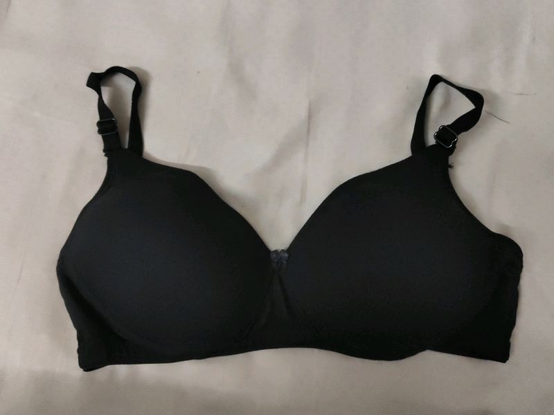 Black Padded Bra