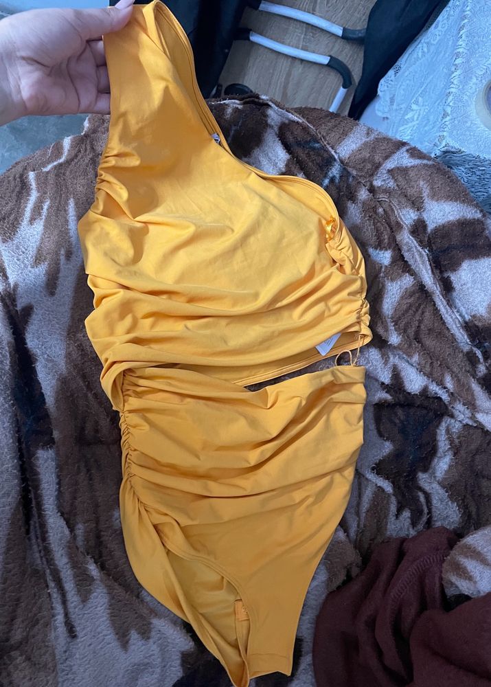 Zara Orange Bodysuit With Tags