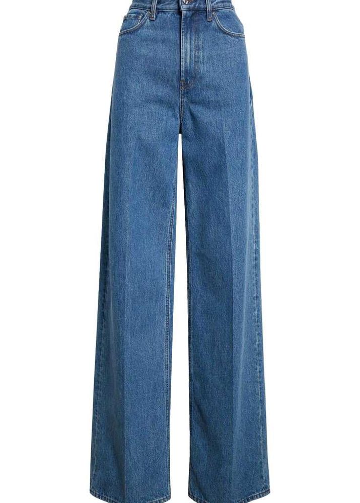 KOTTY Wide Leg Blue Jeans