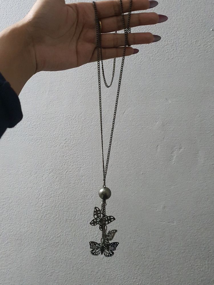 Butterfly Necklace (Long)