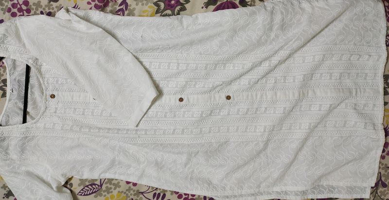 White  kurta