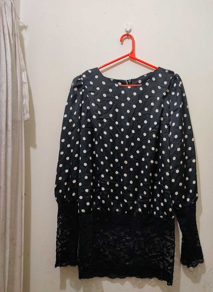 Polka Dot Top Bust 34&36