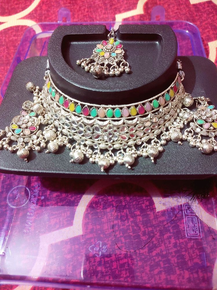 Oxidised Jwellery Set New product