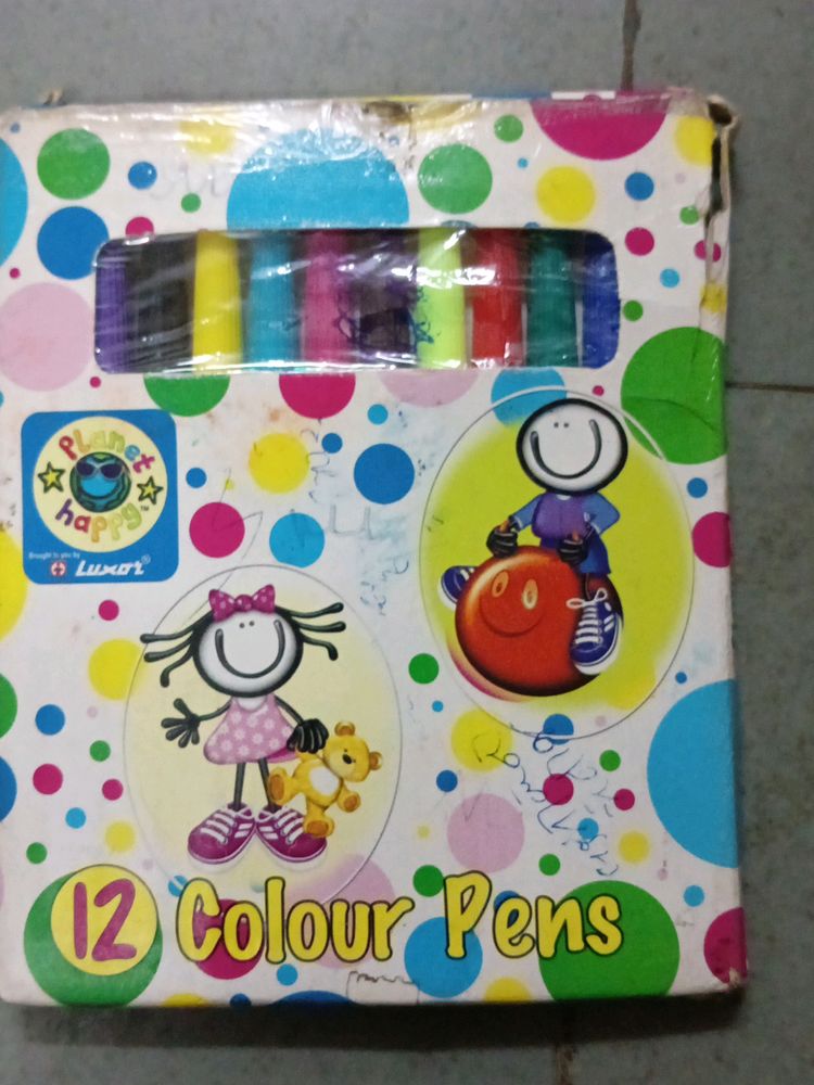 12 Colour Pens