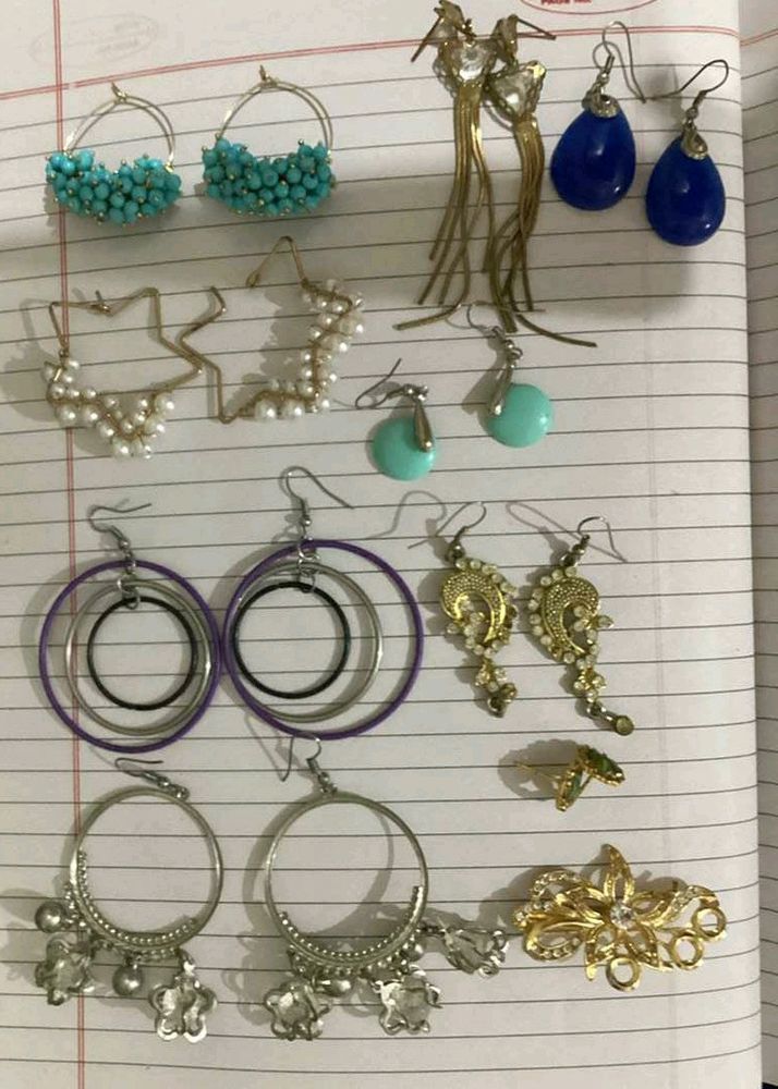 Combo Of 8 Earrings