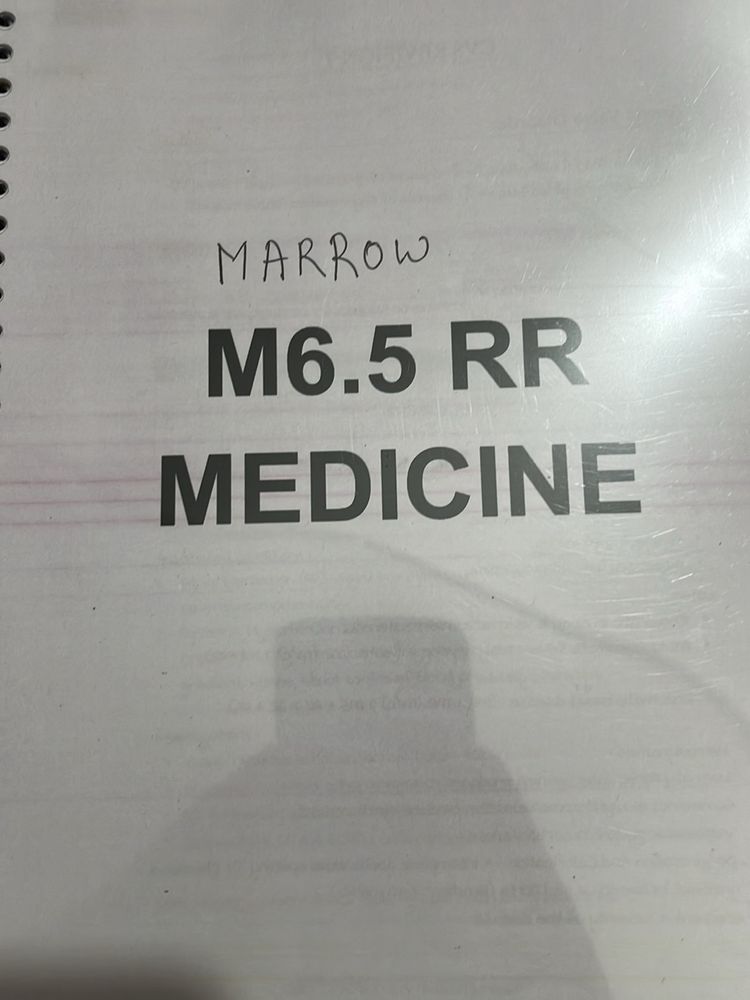 Marrow Medicine Rapid Revision 6.5