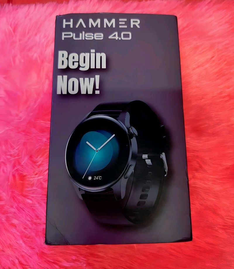 New Hammer Pulse 4.0 Round Dial Calling SmartWatch