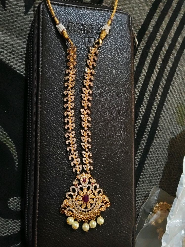 Gold Plated Short Necklace