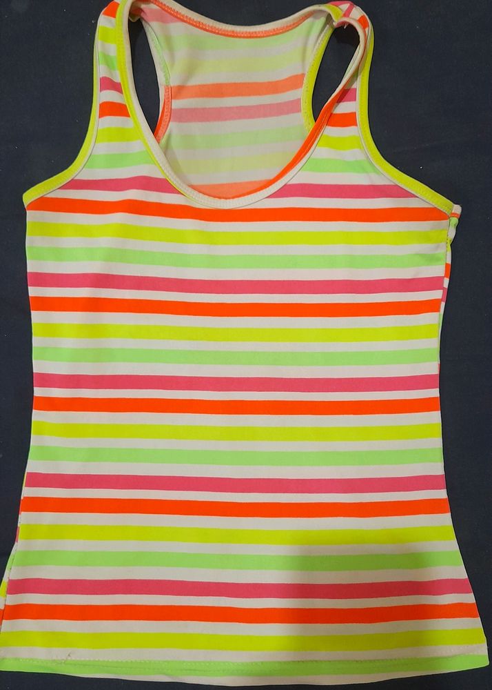 Multi Color Stripped Tank Top