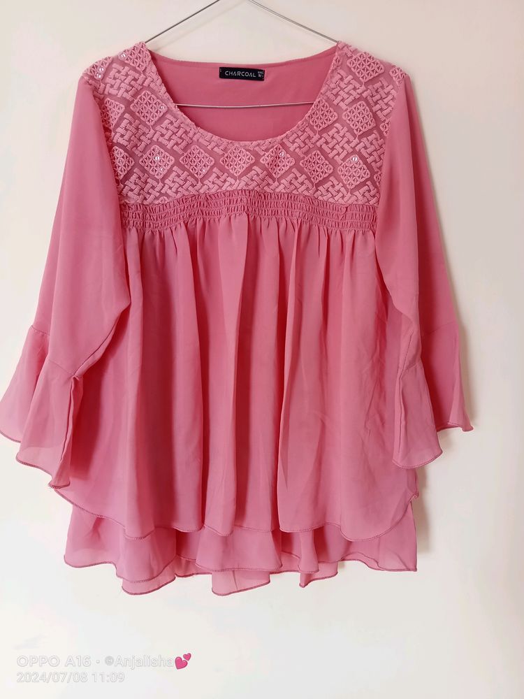 Pink Colour Top