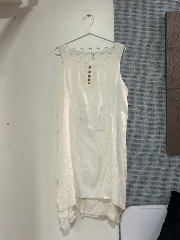 White Slip Dress