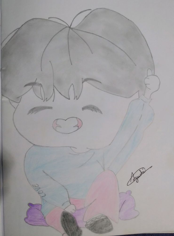 Taehyung Tinytan Sketch