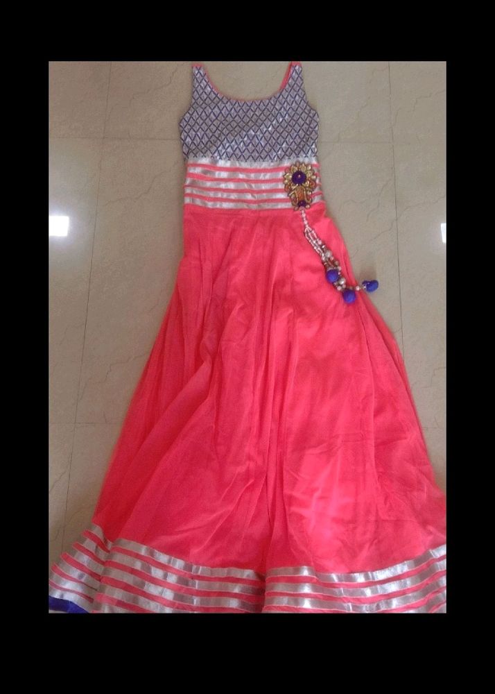 Girls long frock (Festive wear)