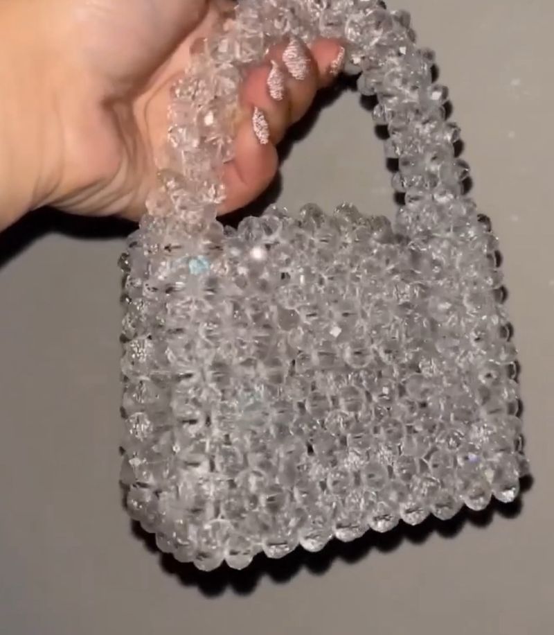 White Crystal Bag🤍🤍🤍