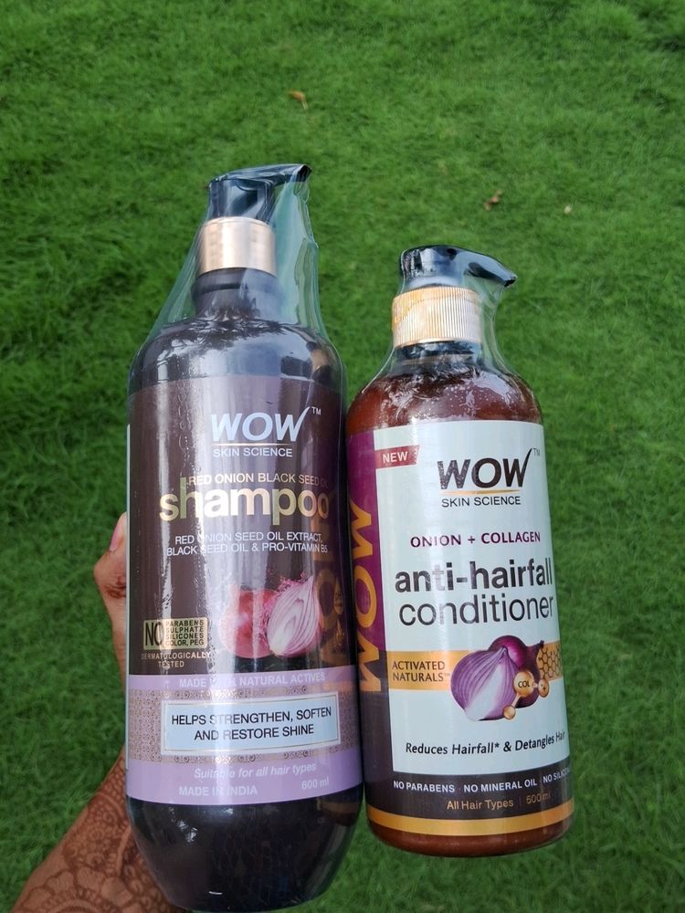 Wow Onion Shampoo And Conditioner Combo