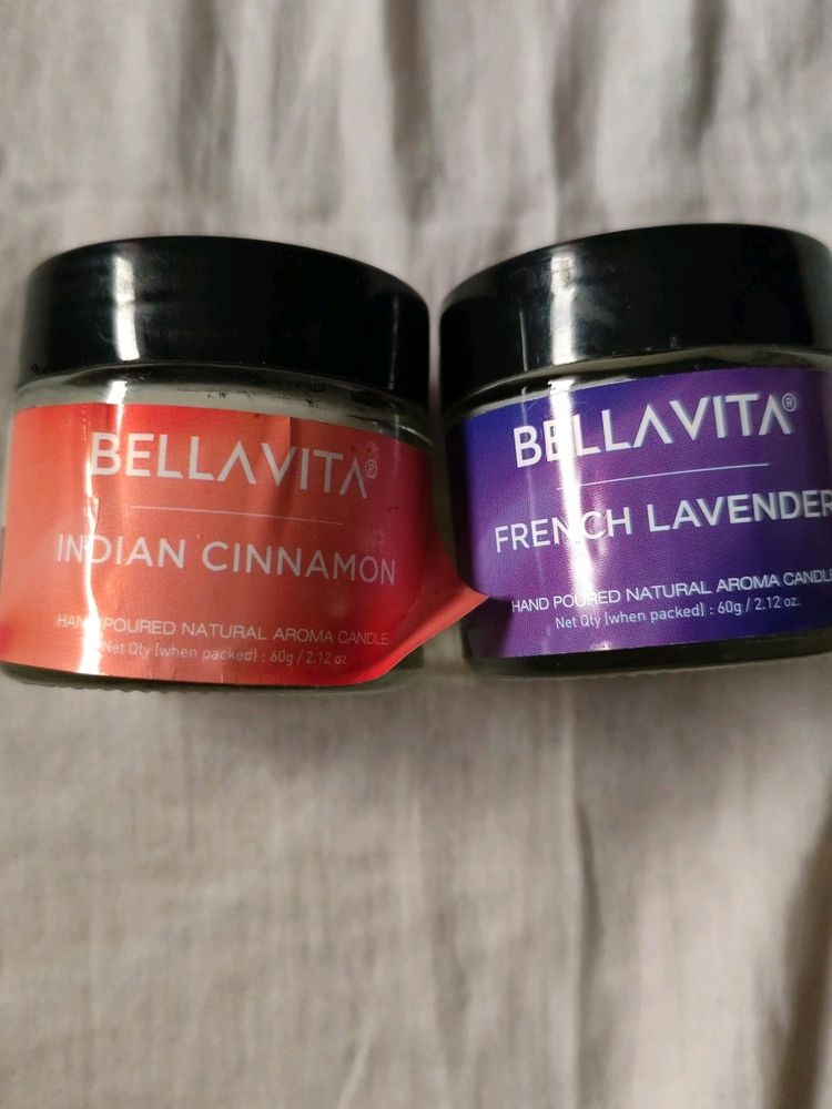 Scented Candles - Bellavita Cinnamon And Lavender