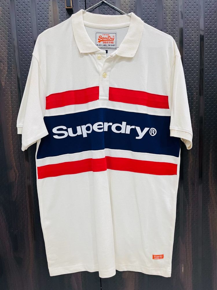 New White Super dry Tshirt