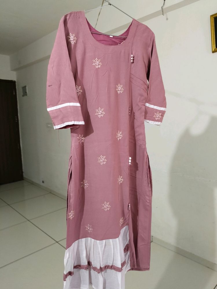 Designer Pink Kurti