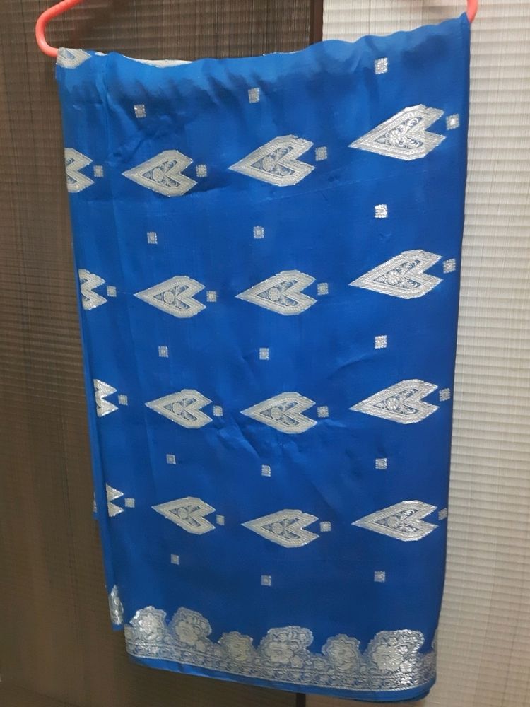 Heavy Blue Saree