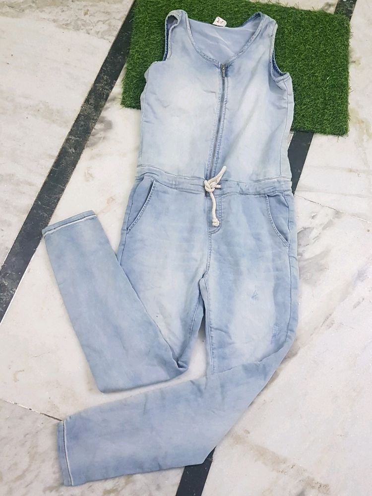 Denim Jumpsuit Bust Upto 32/34