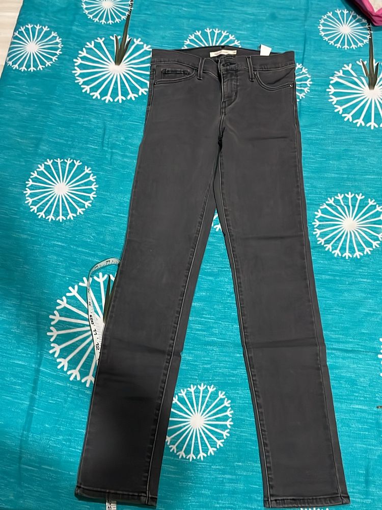 Levi’s Charcoal Denim For Women Waist 26