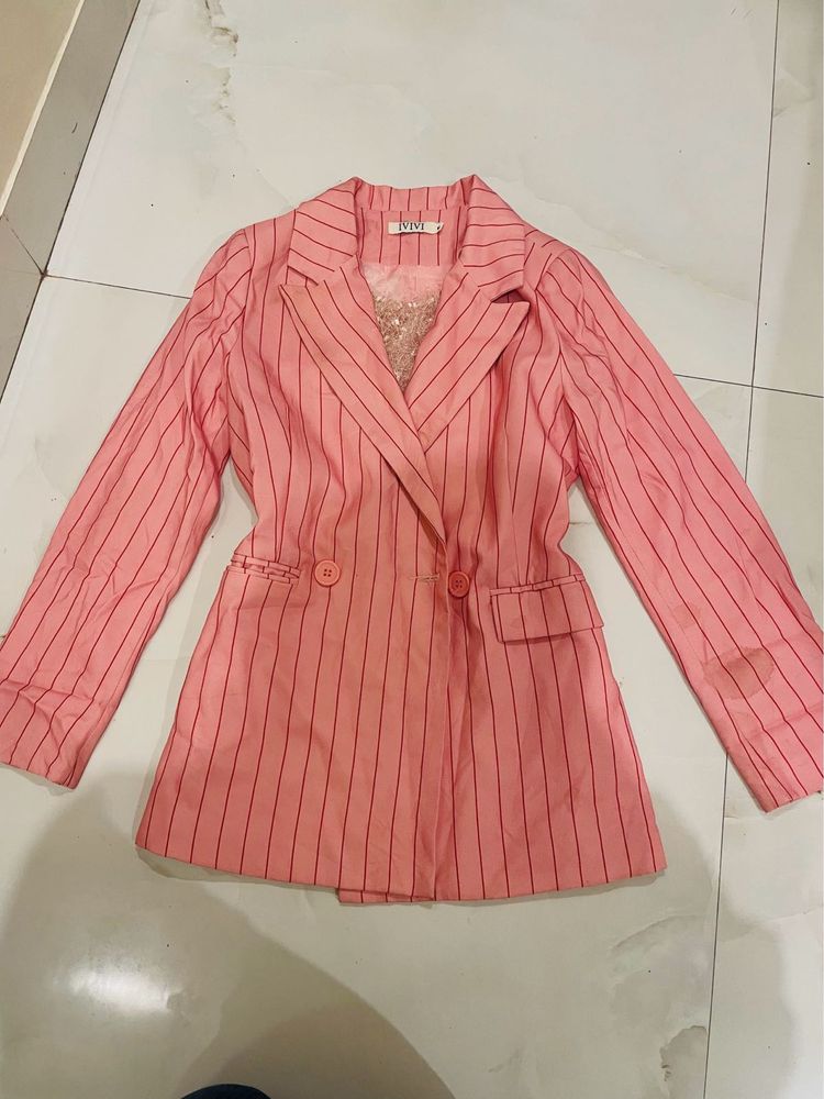 BLAZER WITH SPAGHETTI TOP IN SIZE M/L PARIS BRAND