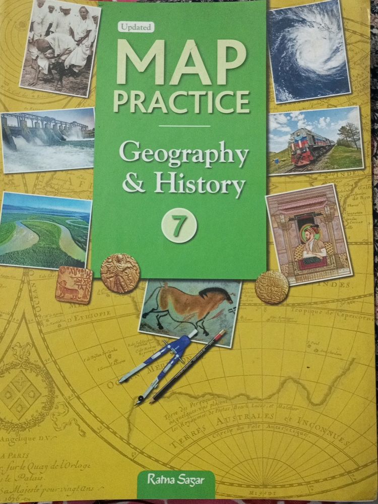 Map Practice Geography And History -7th Stnd