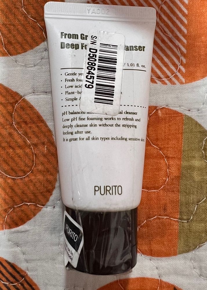 Purito Deep Foaming Cleanser