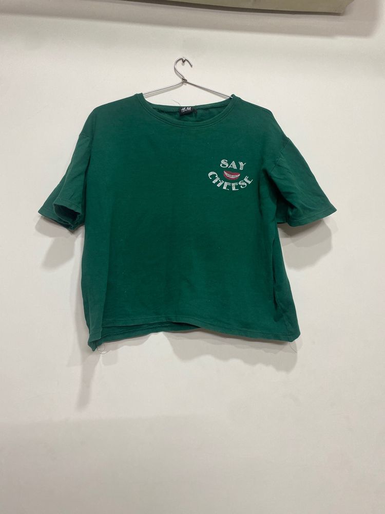 Green Colour T shirt