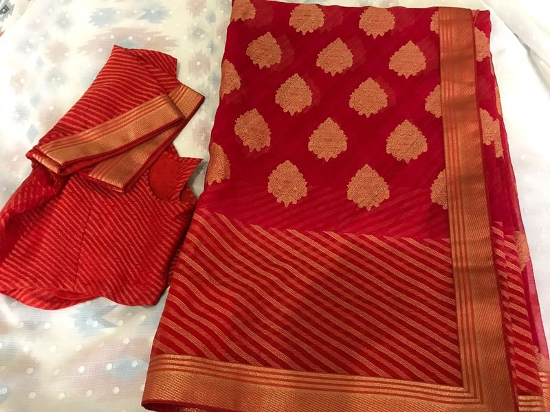 Printed Braso Saree