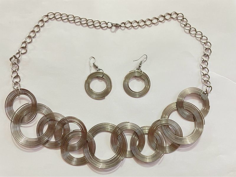 Silver Color Neck Piece