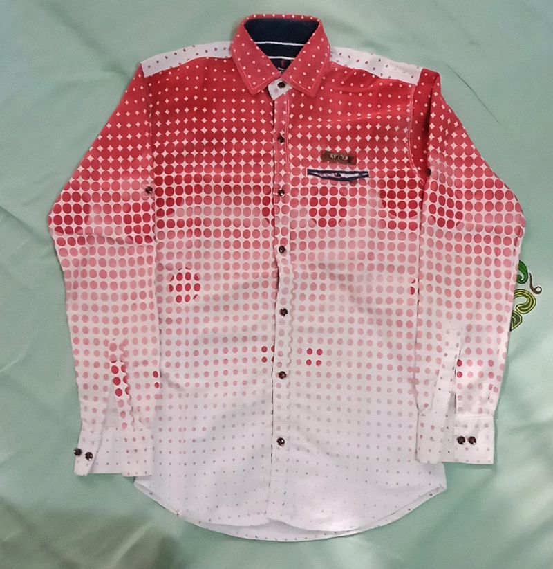 White Shirt Is Amazing With red Dots.