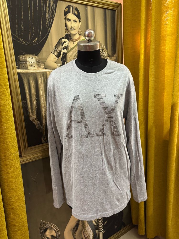 Armani Exchange Sarosvki Print Tee