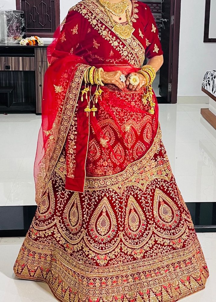 Bridal Red Lehnga Choli