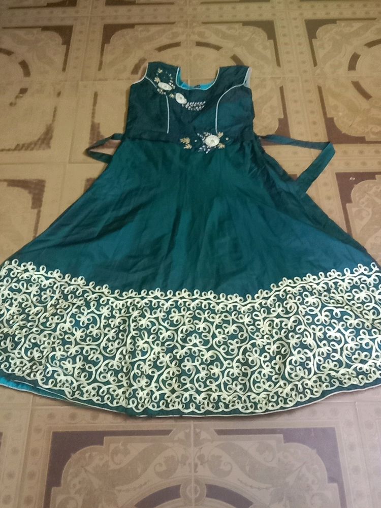 Beautiful Bottle Green Gown