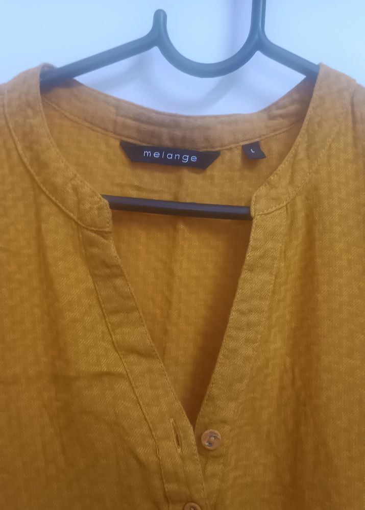 Melange Yellow Kurta