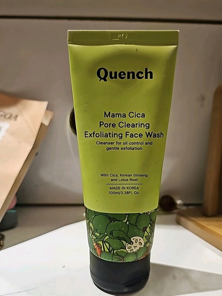 Quench Mama Cica Pore Exfoliating Face Wash