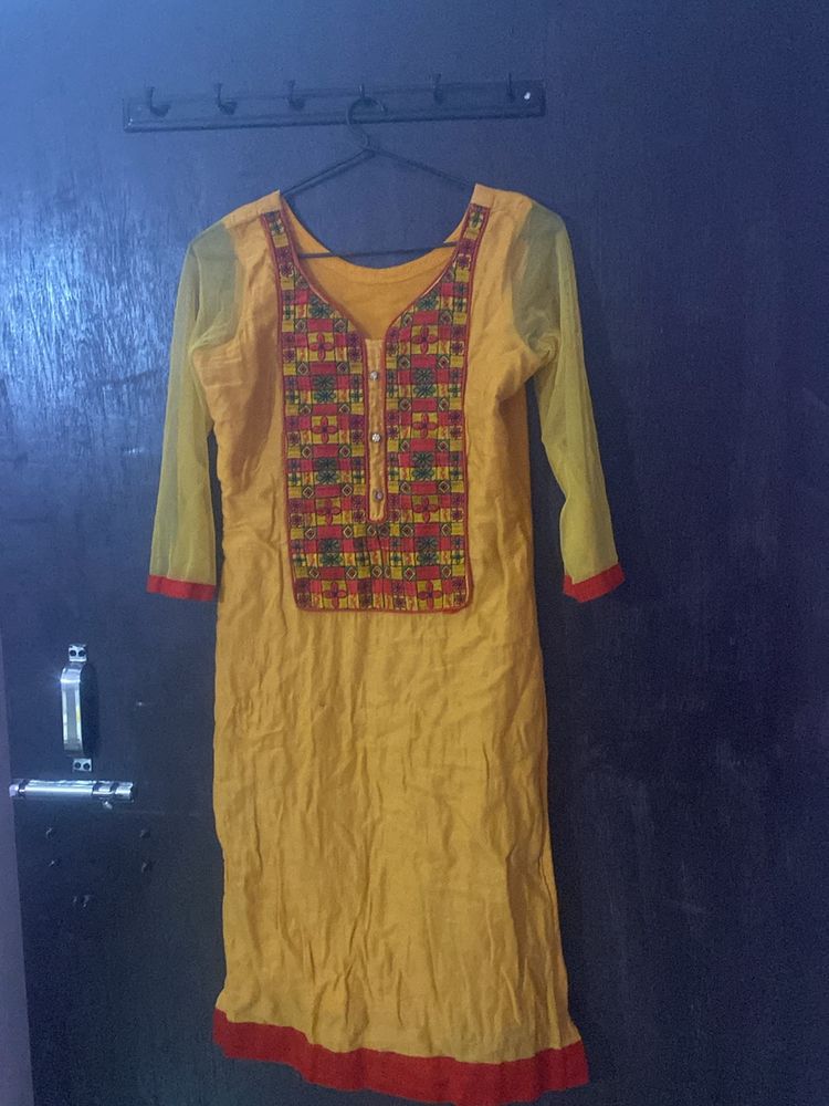 Yellow Kurta