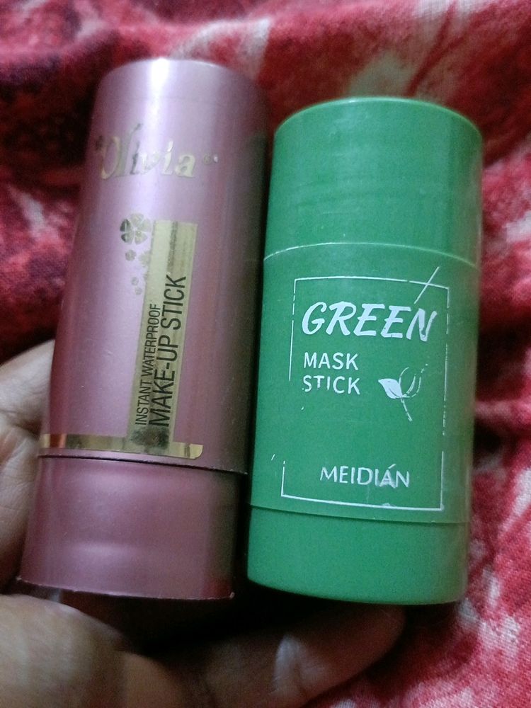 Green Mask And Olivia Water Proof Makeup Stick