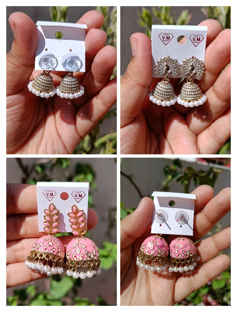 Combo 6 Earrings Jhumka