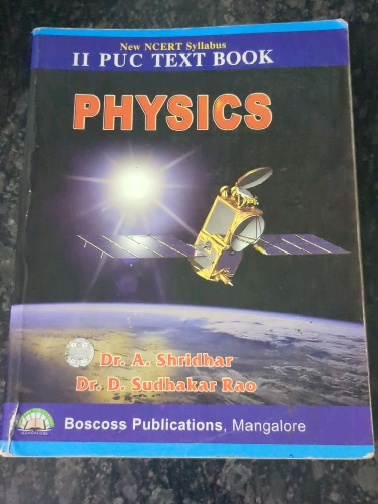 Boscoss Physics Textbook For Kcet And Boards