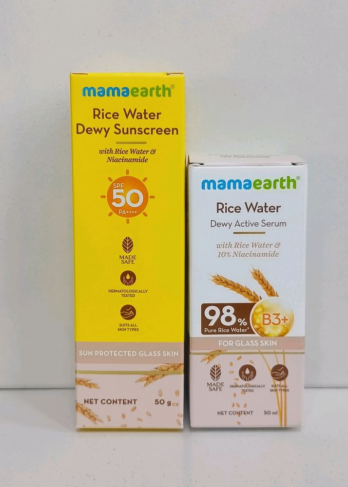 New Rice Water Face Serum+ Sunscreen