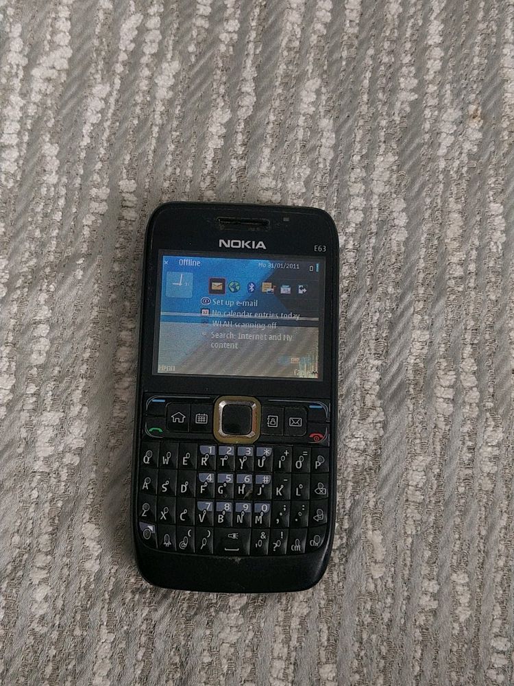 Nokia E 63 Working Condition But Half Display